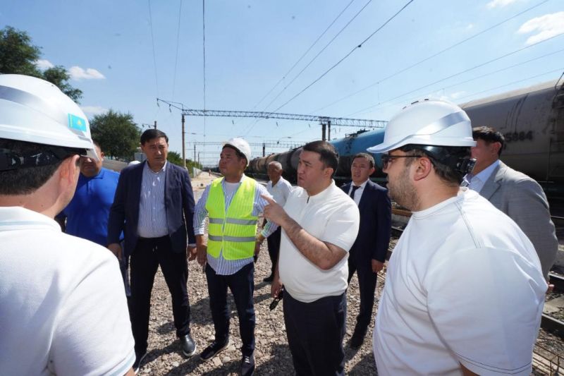 «Сарыағаш» теміржол вокзалын қайта жаңғырту жұмыстары тамыз айында аяқталады