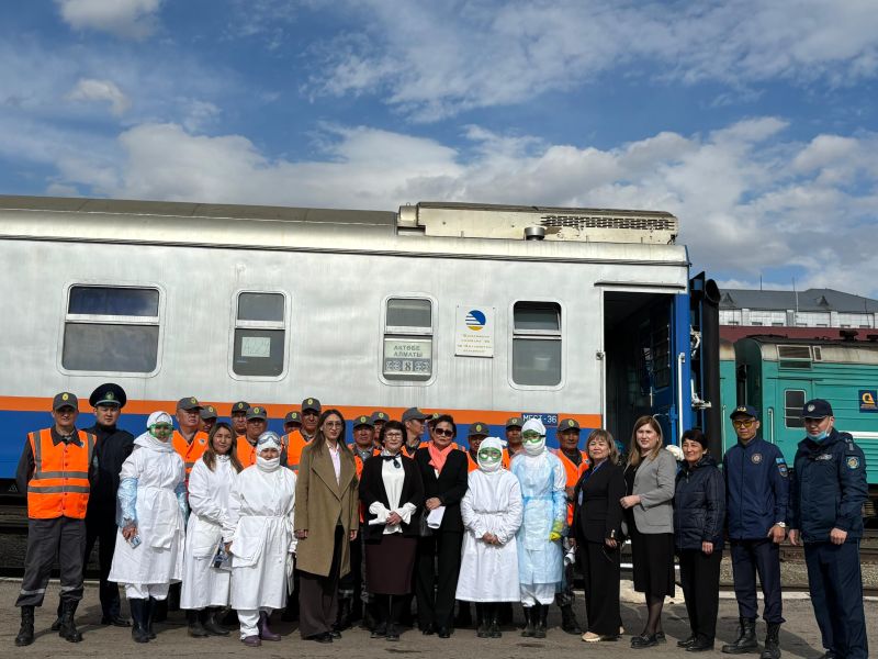 Ақтөбе станциясында күйдіргіге қарсы оқу-жаттығу өтті