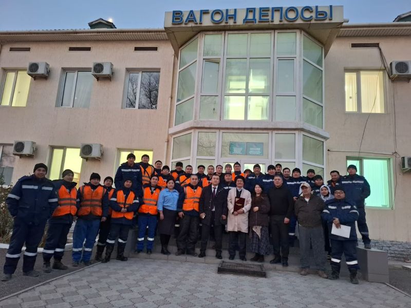 Мангистауское эксплуатационное вагонное депо признано «Үздік вагон депосы»