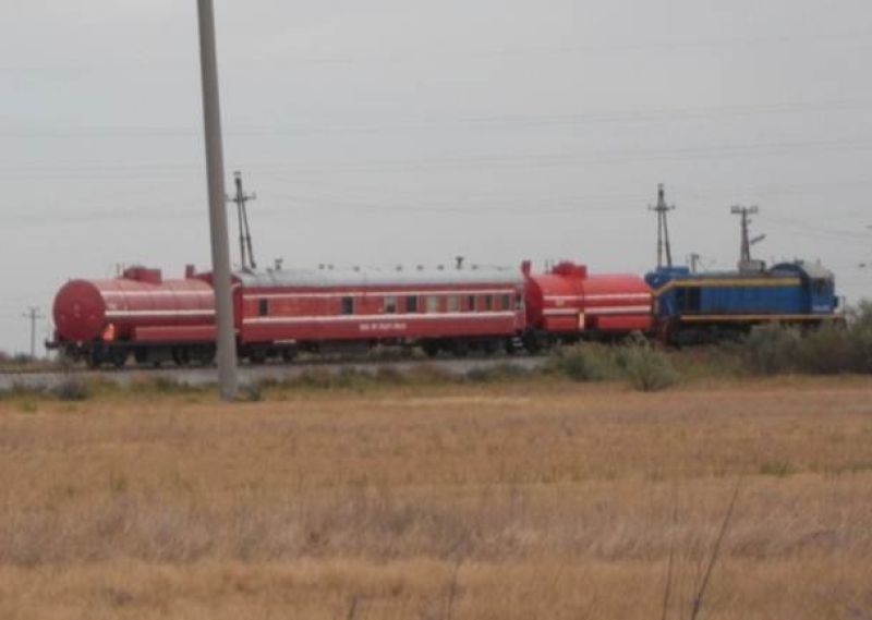 В Уральске пожарные поезда показали готовность №1