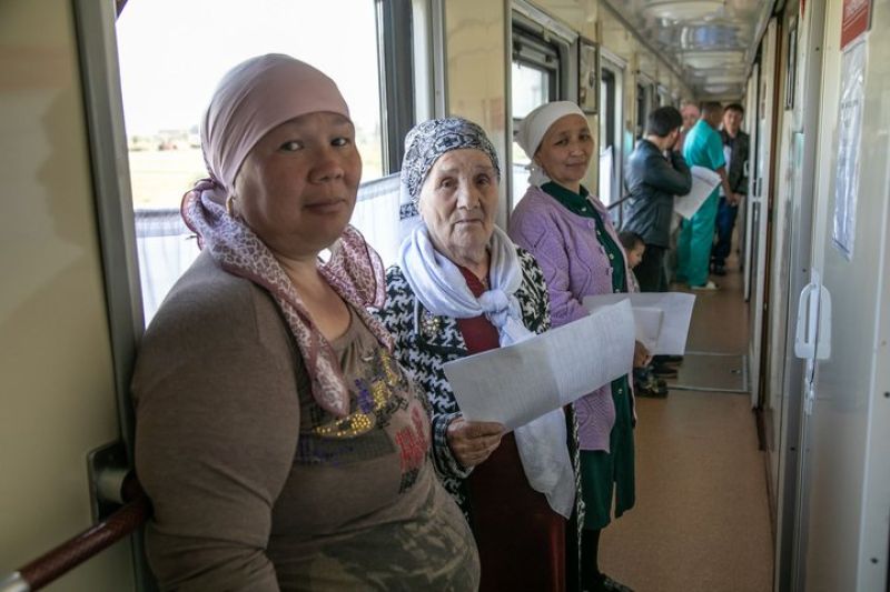Поезд здоровья «Денсаулық» до конца декабря посетит все области Казахстана