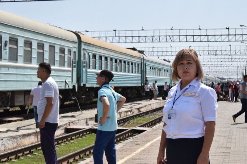 Қандыағаш вокзалы - жолаушы қауіпсіздігі үшін