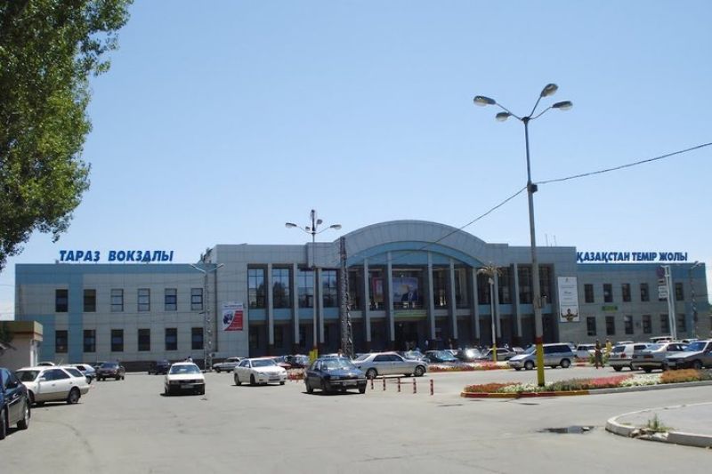 Тараз вокзалының ғимараты жөнделеді