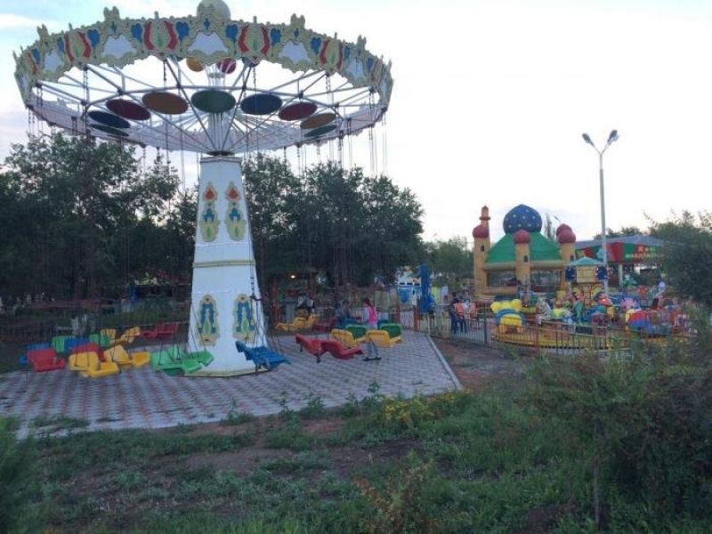 В Балхаше завершается реконструкция центрального парка
