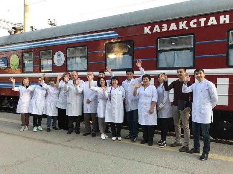 Медицинский поезд вновь окажет помощь жителям отдаленных станций