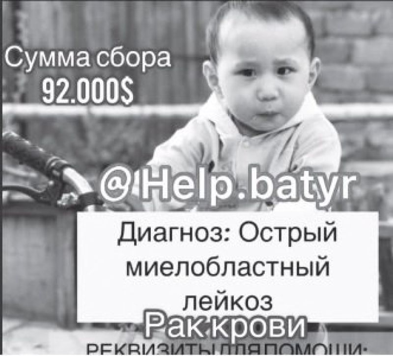 Маленькому Батыру нужна помощь