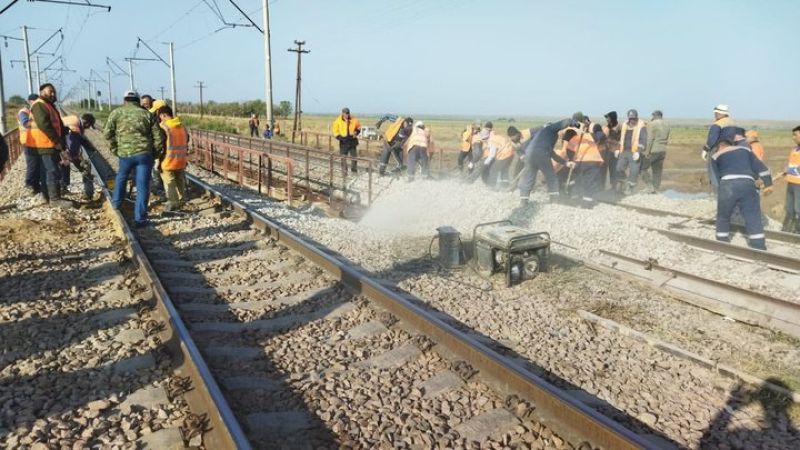 Движение поездов на перегоне Аспара-Шу Жамбылской области восстановлено