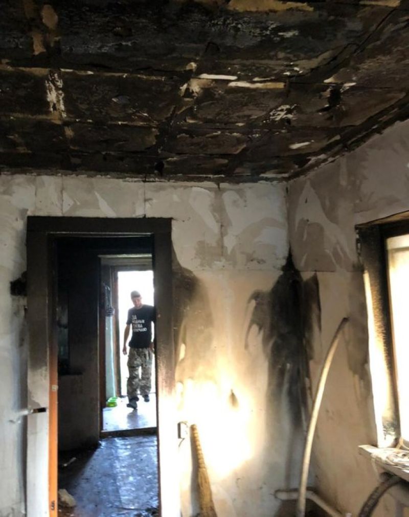 Казпрофтранс помог семье железнодорожницы, у которой сгорел дом