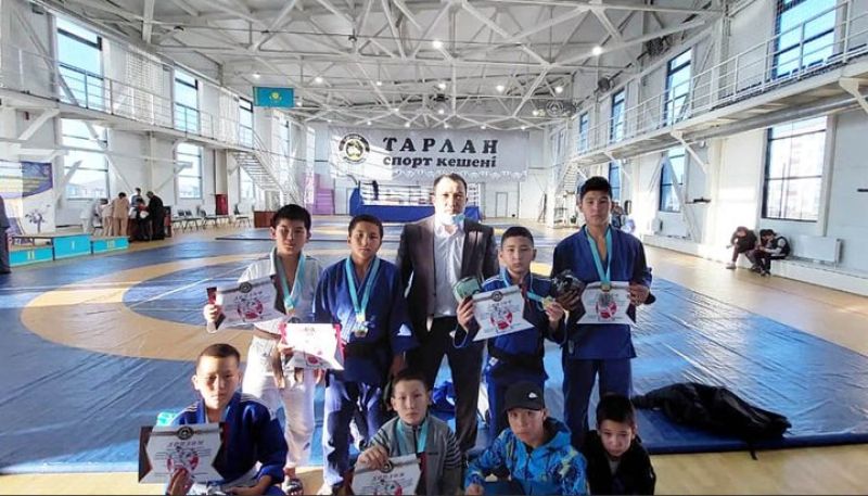 Юные борцы станции Достык выиграли чемпионат по дзюдо в Ушарале