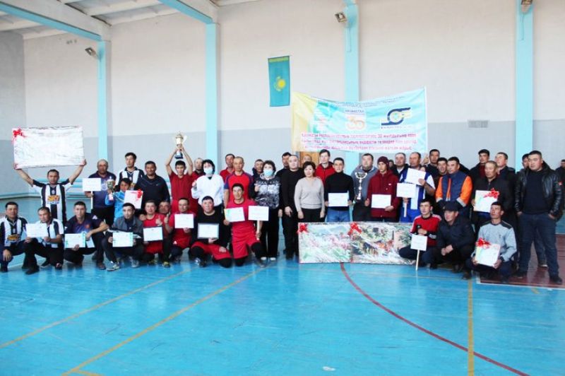 Шиелі станциясындағы 4-өндірістік телім жолшылары шағын футбол жарысында жеңіске жетті