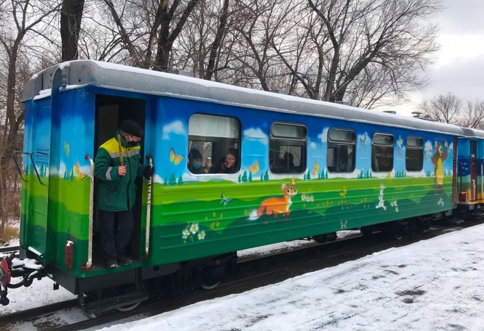 Благодарность за детскую железную дорогу в Караганде