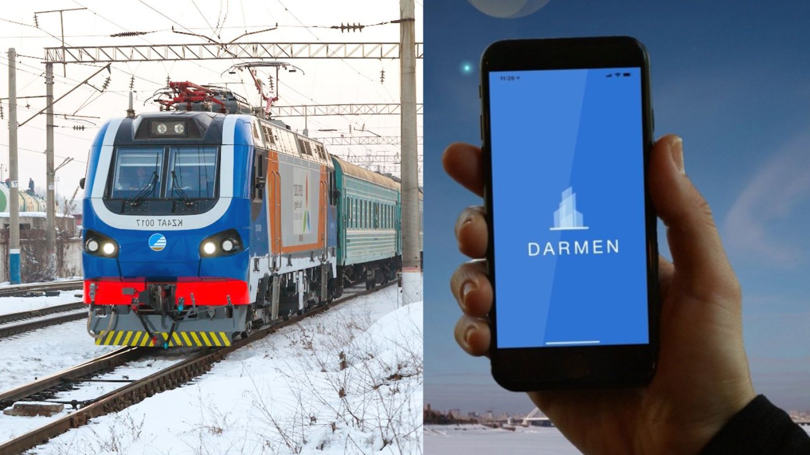 Пойыздардың кешігуін «Darmen» қосымшасы арқылы білуге болады