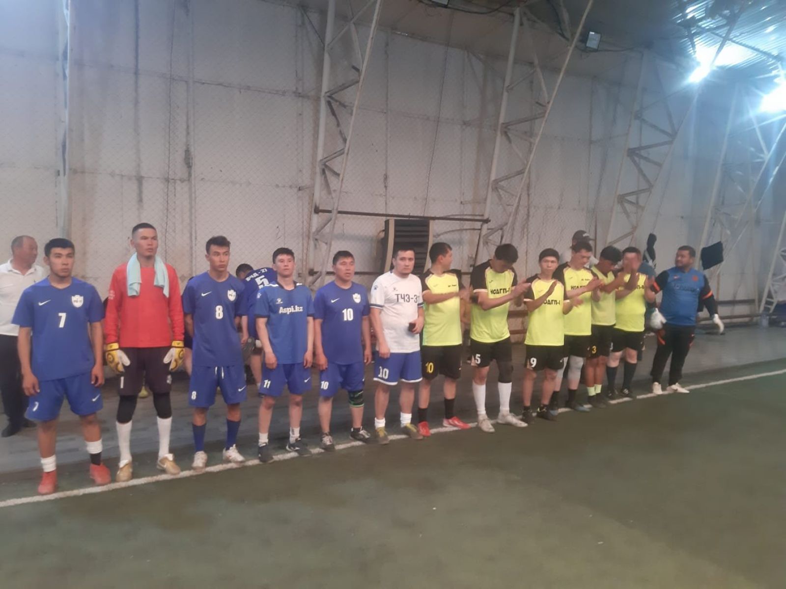 Тараз станциясында футболдан іріктеу турнирі өтті