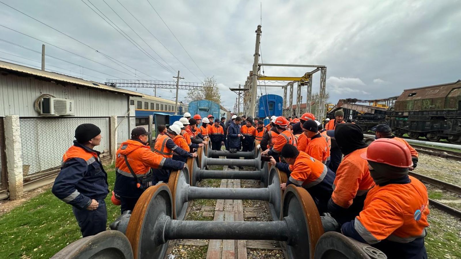 Арыс-2 станциясында техникалық сабақ өтті