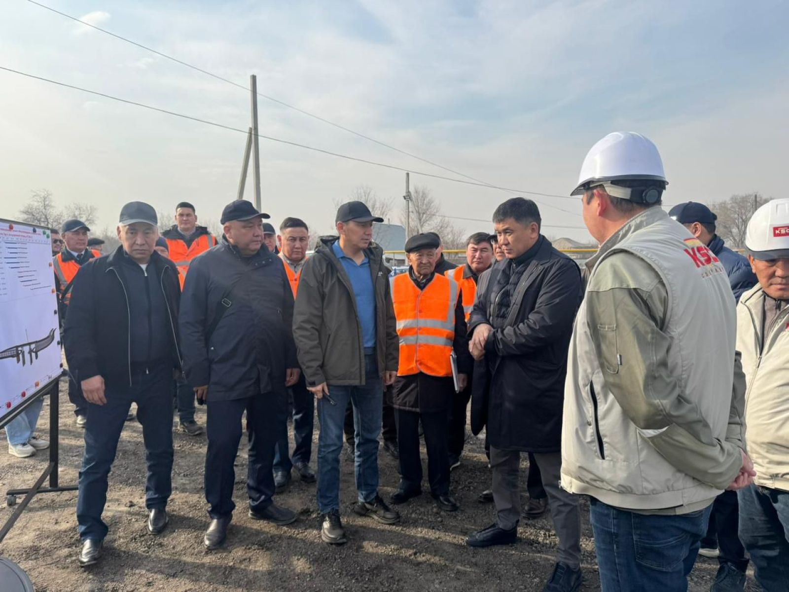 ҚТЖ басшылығы Алматының айналасындағы айналма теміржол желісінің құрылысын тексерді