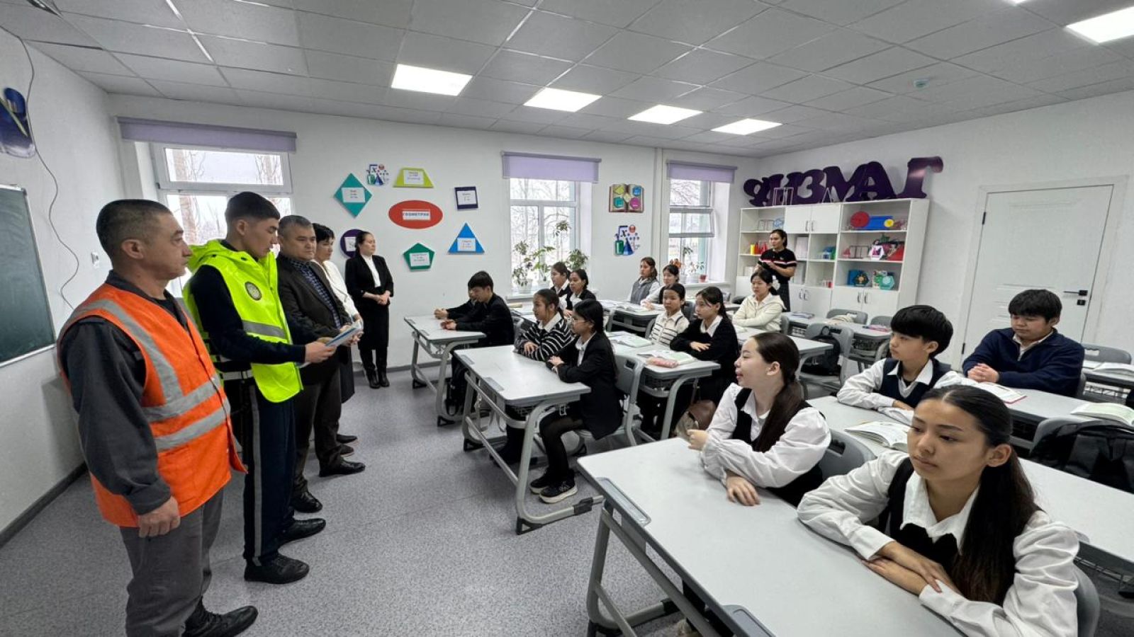 Шиеліде оқушыларға қауіпсіздік ережелері түсіндірілді