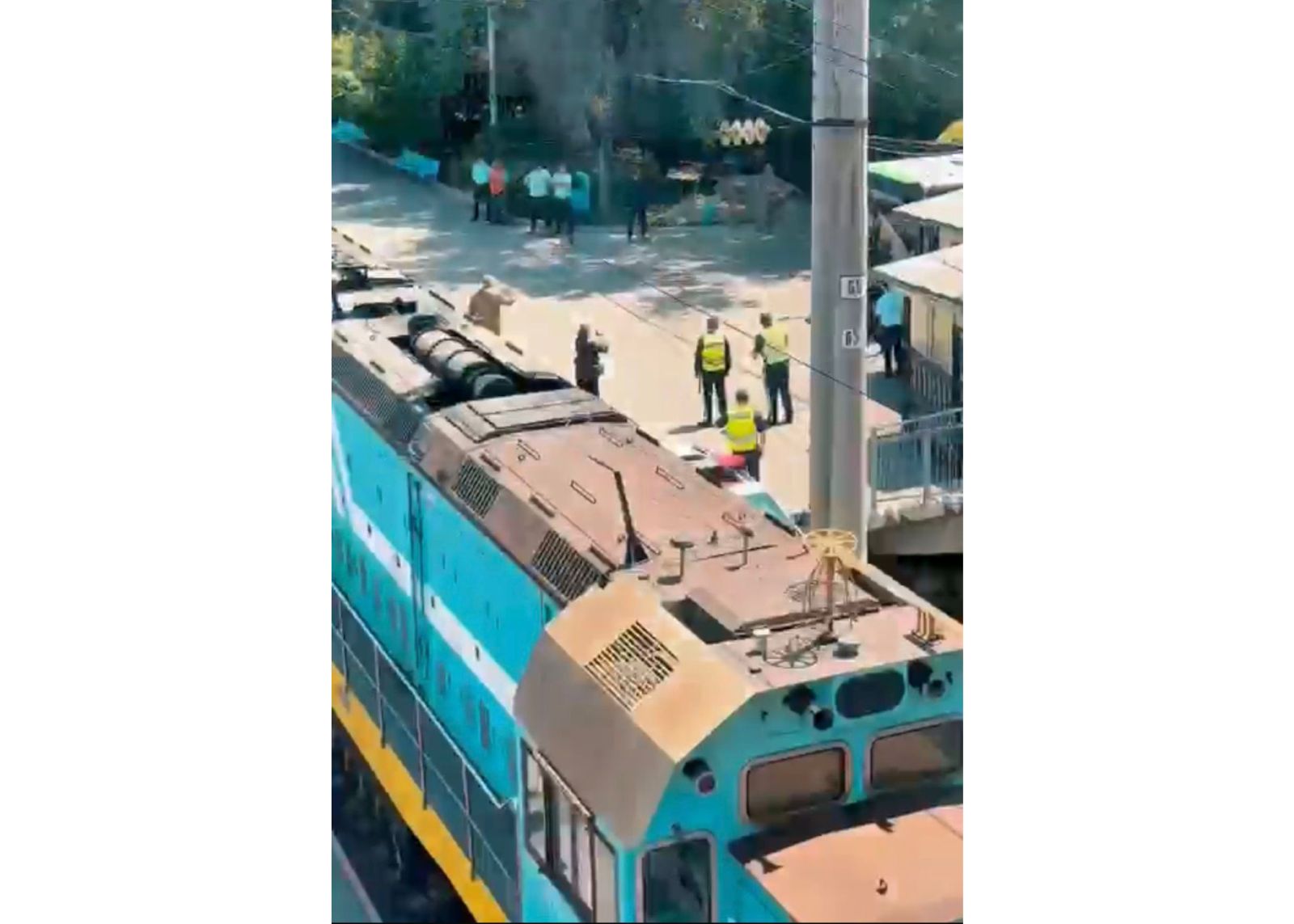 Алматинские железнодорожники приняли участие в общегородских учениях по сейсмоготовности