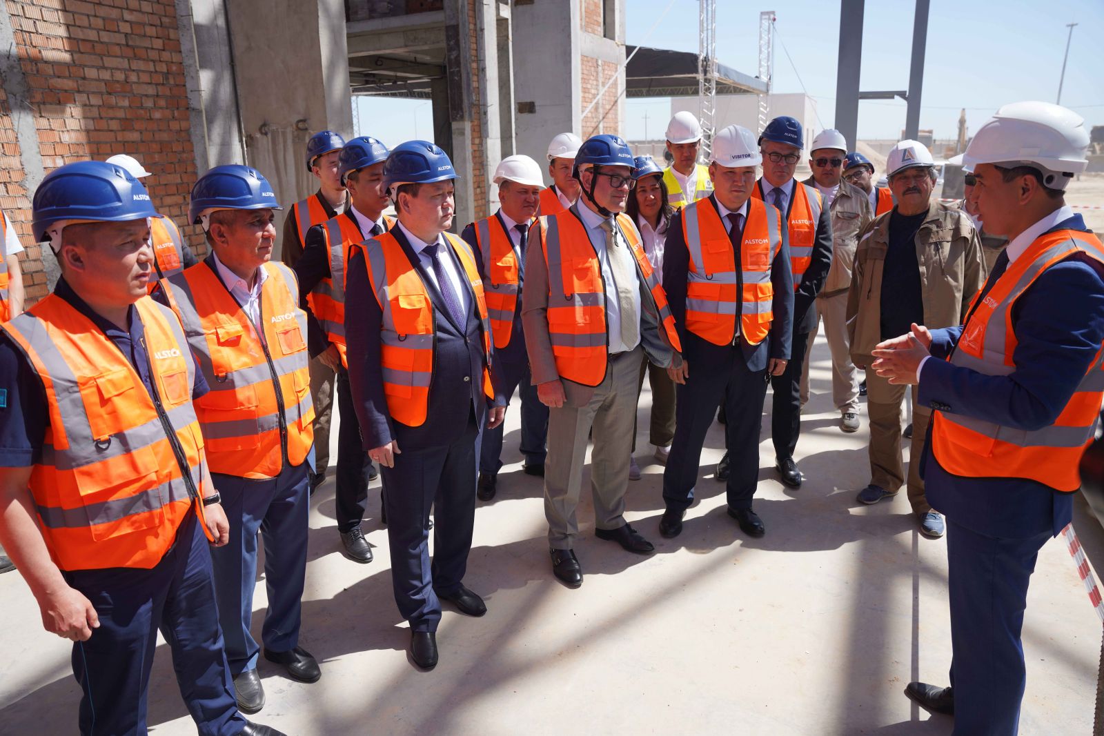 Строящееся депо по обслуживанию электровозов Alstom презентовали в Арысе