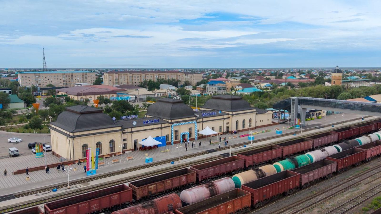 Завершена реконструкция железнодорожного вокзала Казалы
