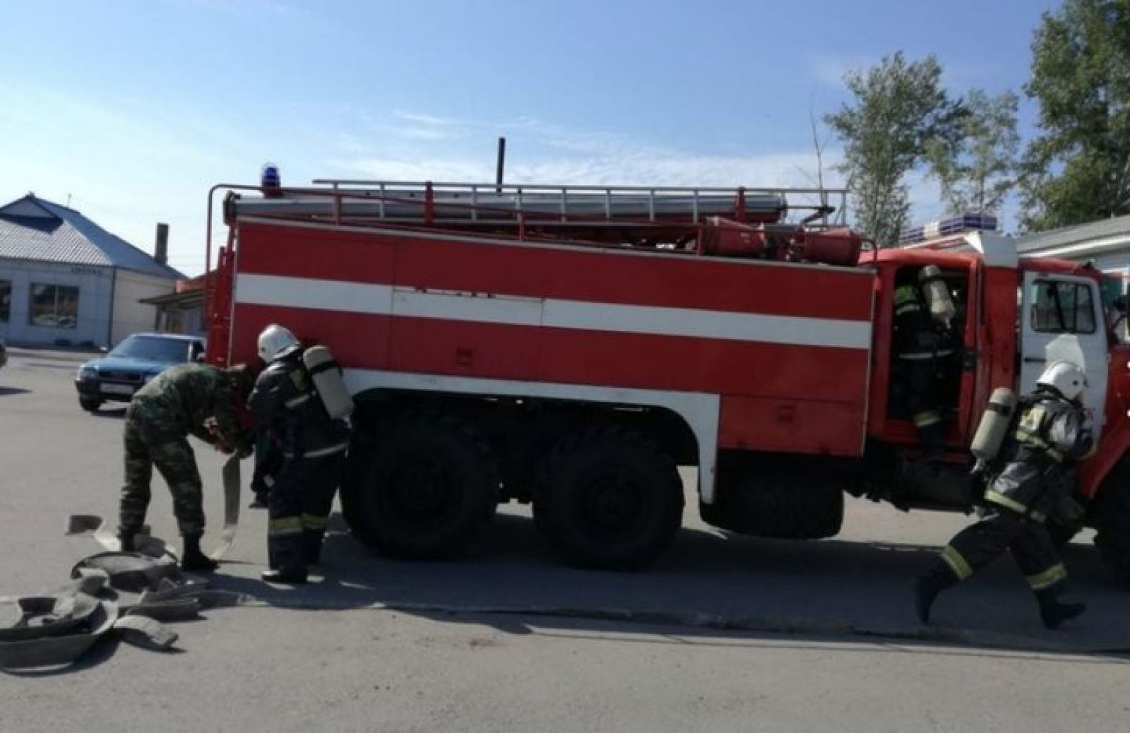 Отработали приемы ликвидации последствий ЧС в сложных условиях