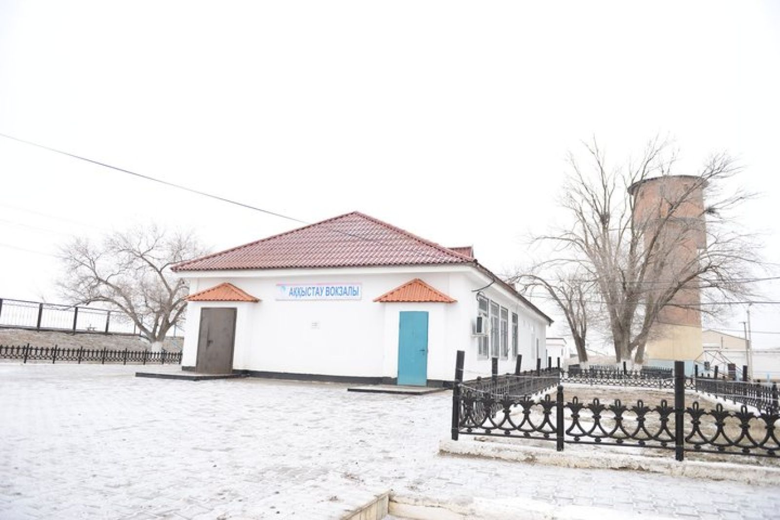 Аққыстау станциясында жүк артқан