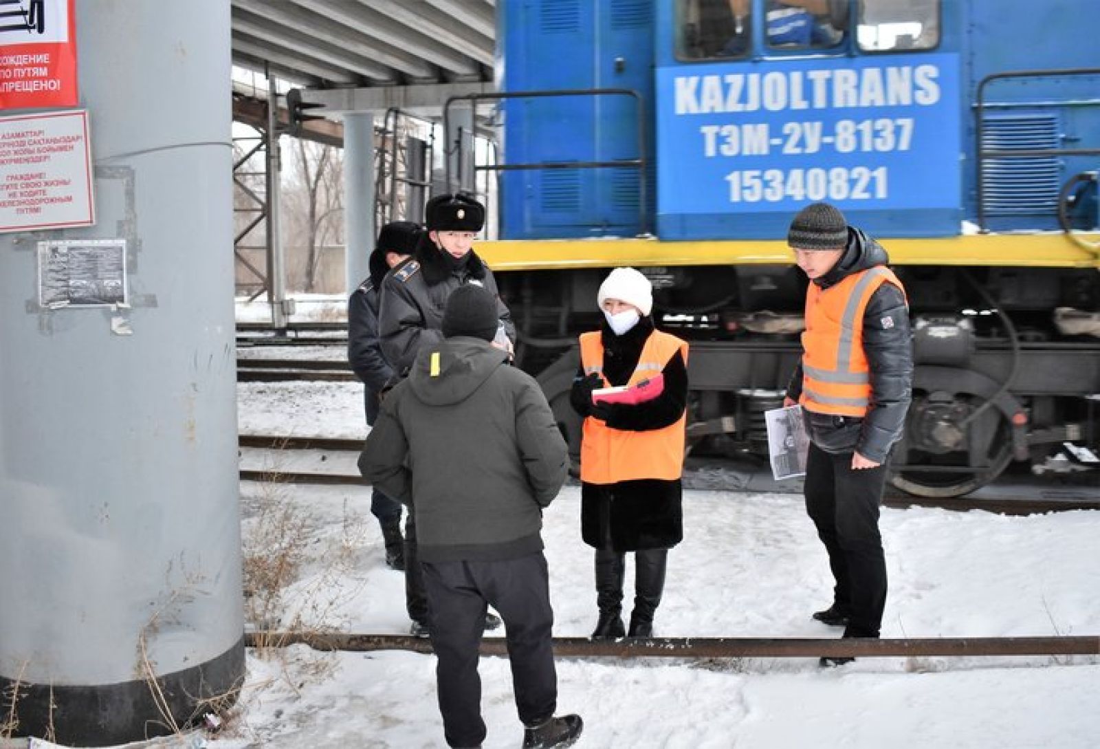 Почти в два раза увеличились случаи наезда на людей по станции Уральск в 2021 году