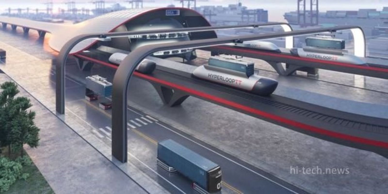 HyperloopTT разработала грузовой поезд будущего