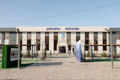 Құлсары қаласында заманауи теміржол вокзалы пайдалануға берілді