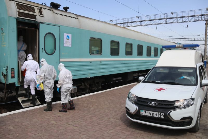 Пойыз жолаушысынан безгек шыққан жағдайдағы іс-әрекеттер пысықталды