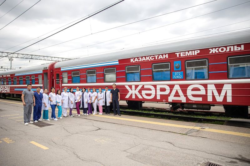 Медпойыздар еліміздің 147 станцияны аралайды