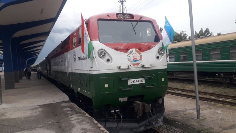 Тәжікстан-Ресей пойызы екі жылдық үзілістен кейін қайта жолға шықты