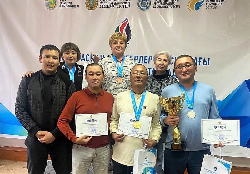 Спартакиада среди ветеранов спорта прошла в Уральске