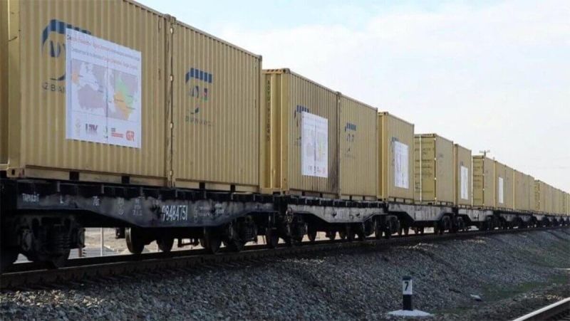 Өзбекстаннан Еуропаға алғашқы жүк пойызы аттанды