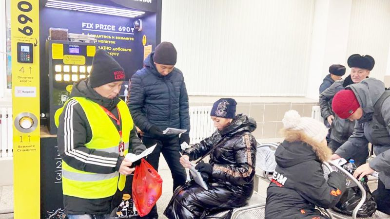 Семей станциясында әкімшілік құқық бұзған 61 тұлға ұсталды