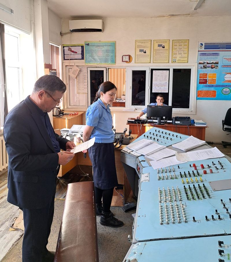 Белкөл станциясында өндірістік жұмыстар жоғары деңгейде орындалды