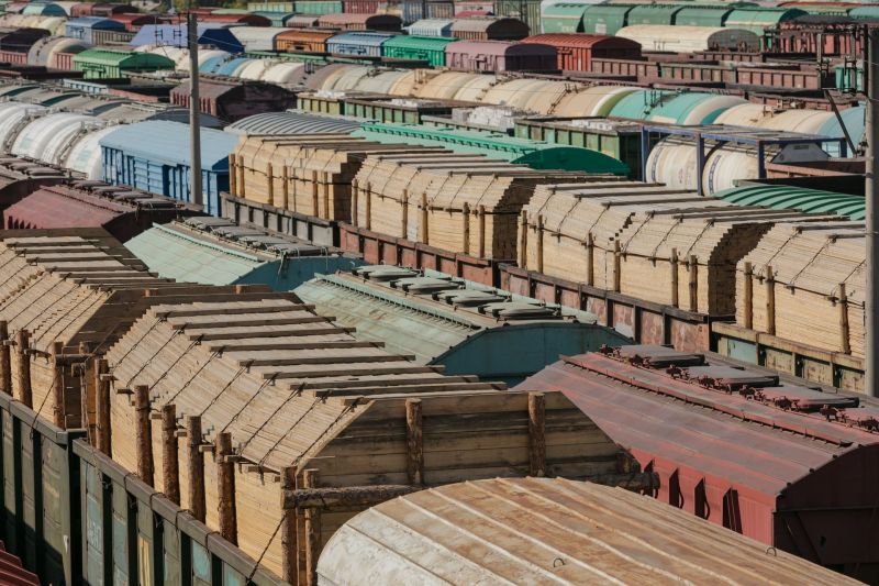 Объем погрузки на станции Костанай вырос на 40%