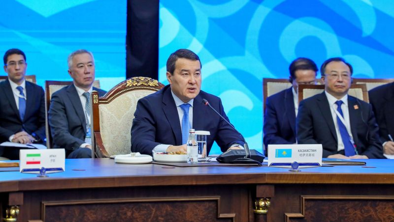 Премьер-министр Казахстана: ТМТМ помогает раскрыть возможности коридоров Восток - Запад и Север - Юг