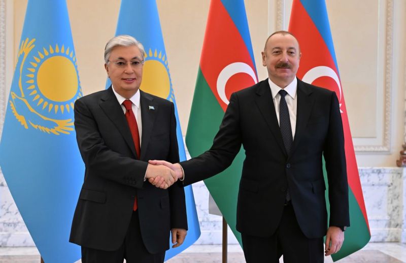 Президенты Казахстана и Азербайджана подчеркнули важность развития ТМТМ