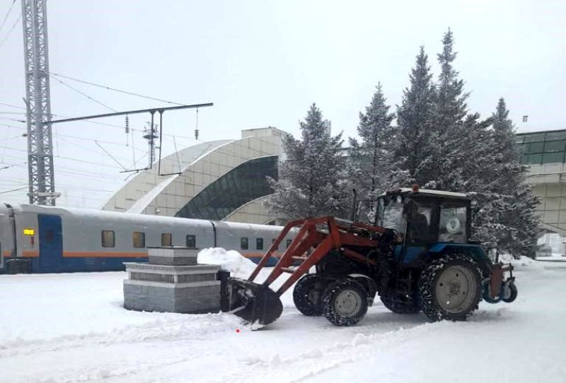 Более 600 работников вокзала встретили Новый год на рабочих местах (Фото)