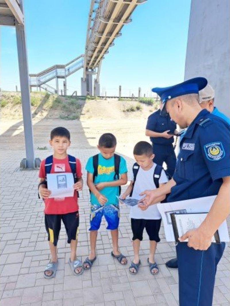 Қызылордада теміржол көпірі маңында рейд өтті