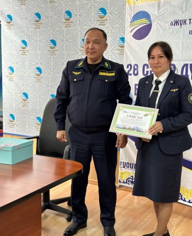 Теміржолшы ғимаратты өрттен сақтап қалды