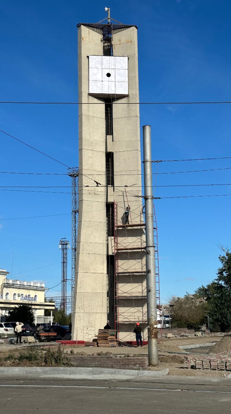 Электронными станут привокзальные часы в Павлодаре