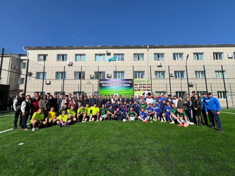 Поле для мини-футбола появилось на территории Акмолинского отделения ГП