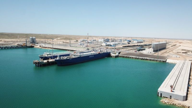 Включились в работу новые терминальные мощности порта Курык