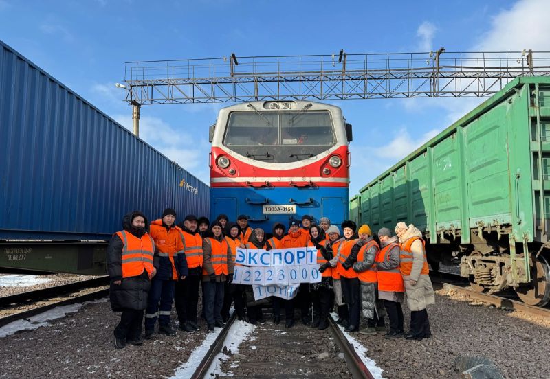 Годовой план по сдаче грузов через Достык – Алашанькоу выполнили досрочно