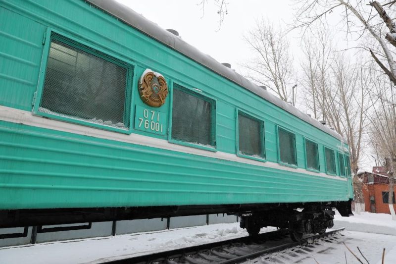 Тұғыш рет вагондағы музей ашылды