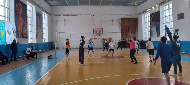 Шалқарлық теміржолшылар волейбол күнін атап өтті