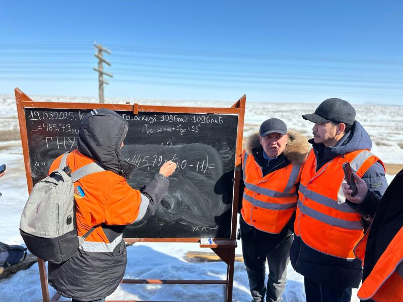 Показательное технологическое окно провели на участке Мойынты-Бүйрек