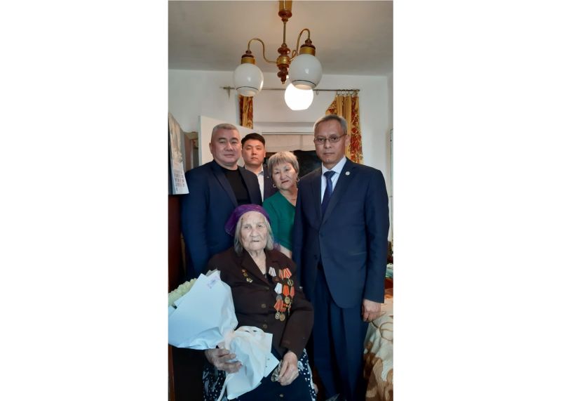 Труженицу тыла Великой Отечественной войны Марию Божок поздравили с 99-летием