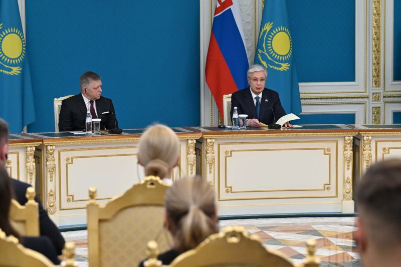 Тоқаев пен Словакия Премьер-министрі Транскаспий дәлізінің әлеуетін бірге пайдалану жайын талқылады